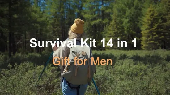 Kit di sopravvivenza di emergenza Sos EDC di pronto soccorso multifunzione per campeggio all'aperto da viaggio